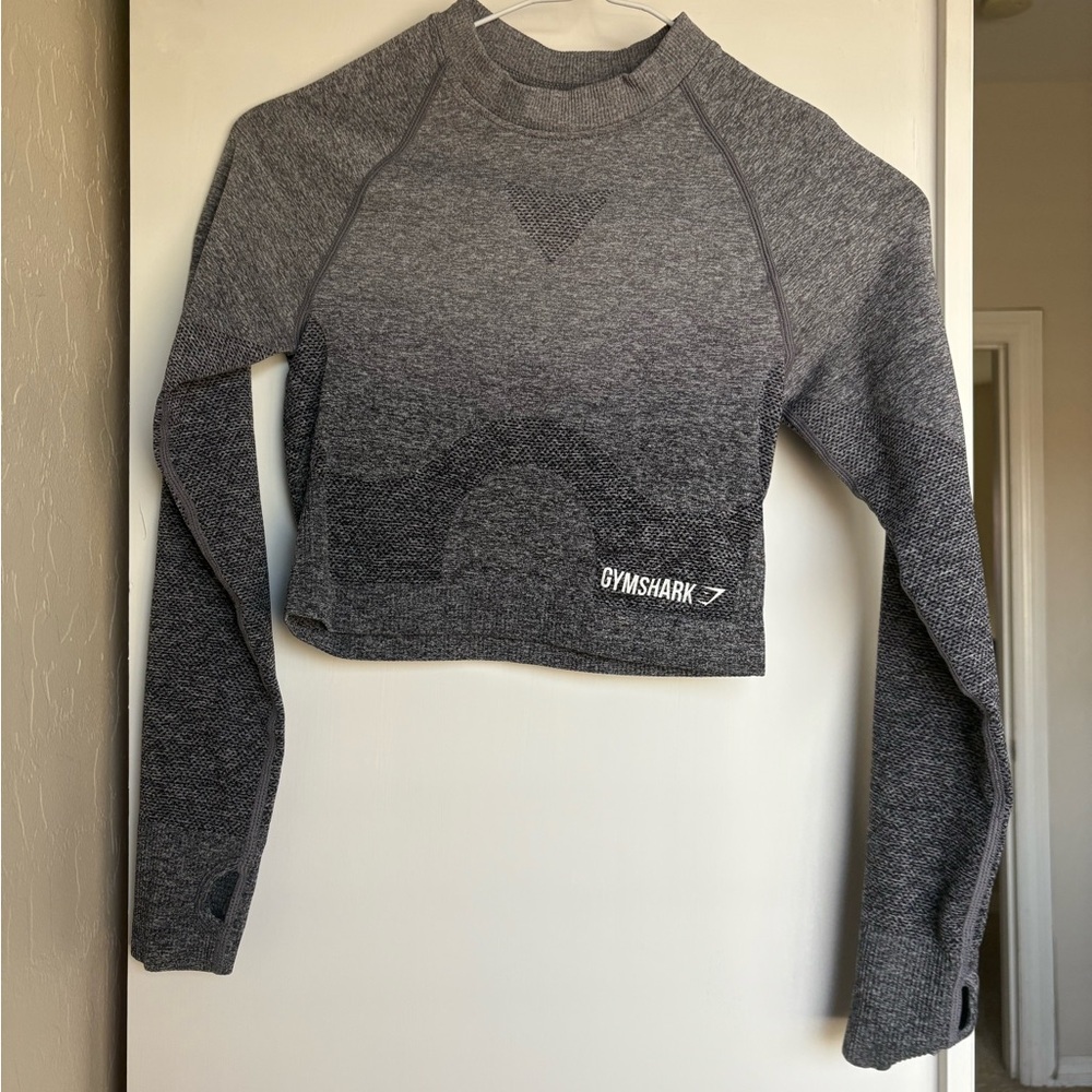 Gymshark Women's Charcoal Crop Top